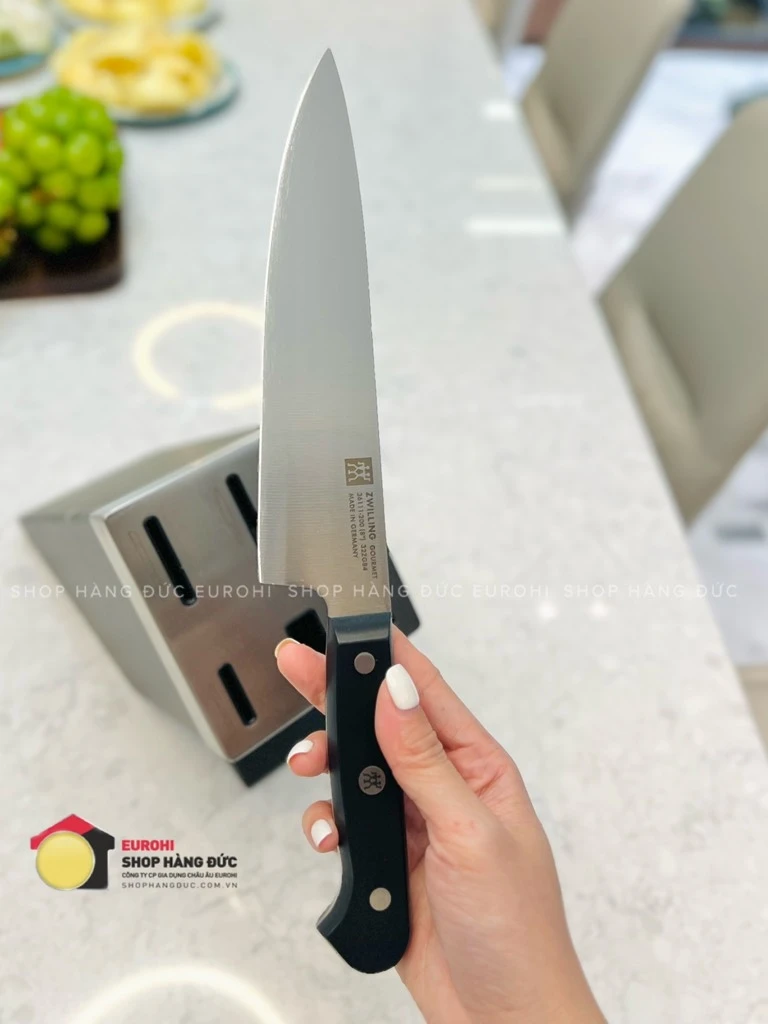Bộ dao tự mài Zwilling Gourmet cao cấp 7 món (xám)