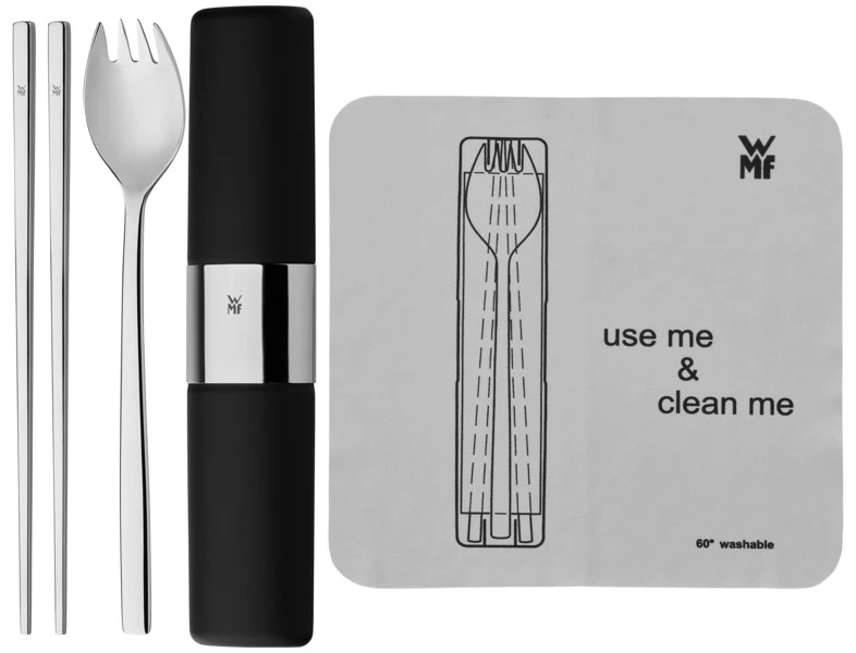 Bộ đồ ăn 3 món WMF Asia My2go (đũa, thìa, hộp)