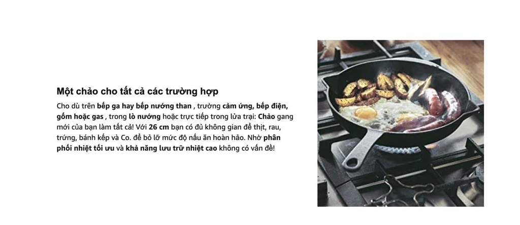 CHẢO GANG CAO CẤP BURNHARD