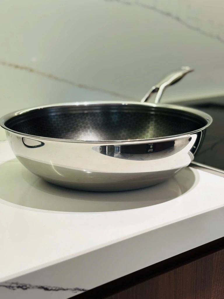 Chảo inox chống dính KONKI sâu lòng 26cm