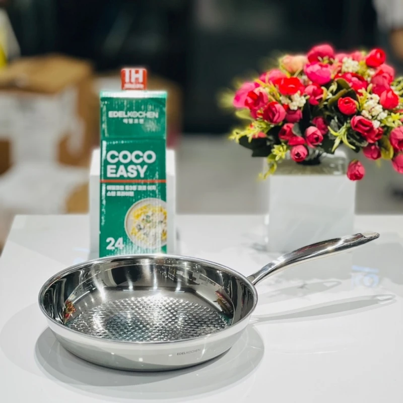 Chảo inox nông lòng Edelkochen Coco Collection 24cm