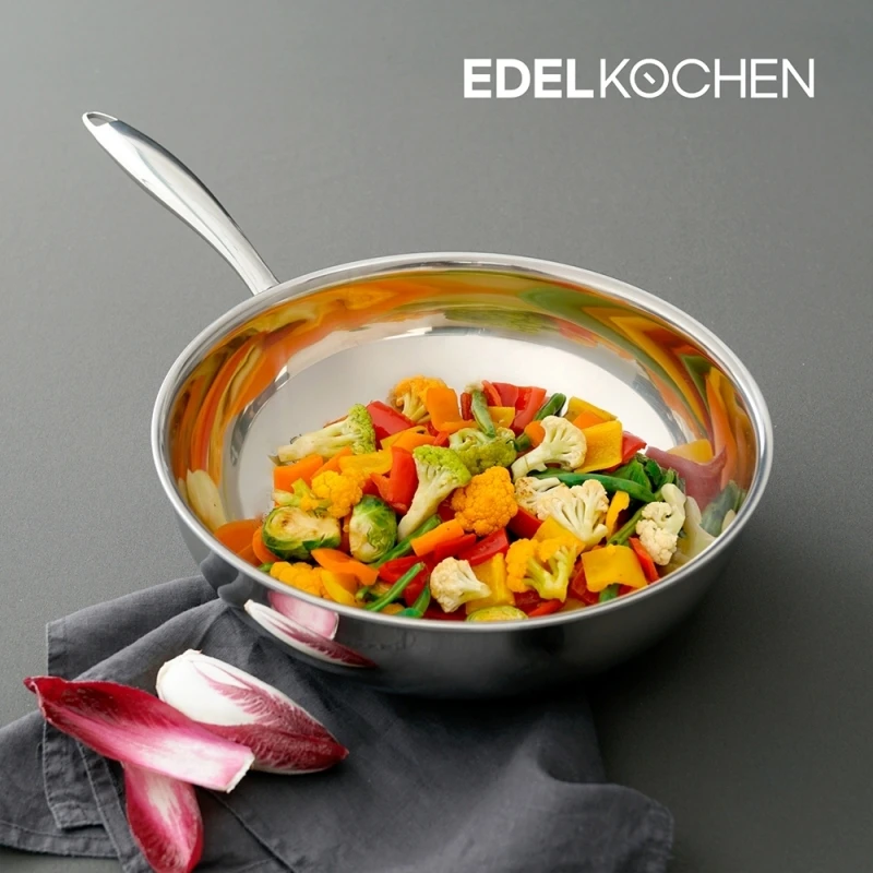 Chảo inox sâu lòng Edelkochen Coco Collection 28cm