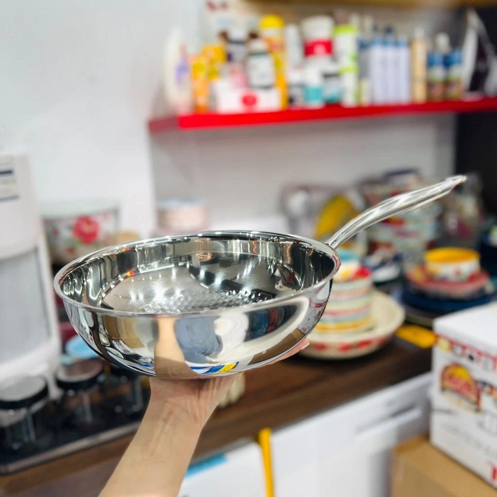 Chảo inox sâu lòng Edelkochen Coco Collection 28cm