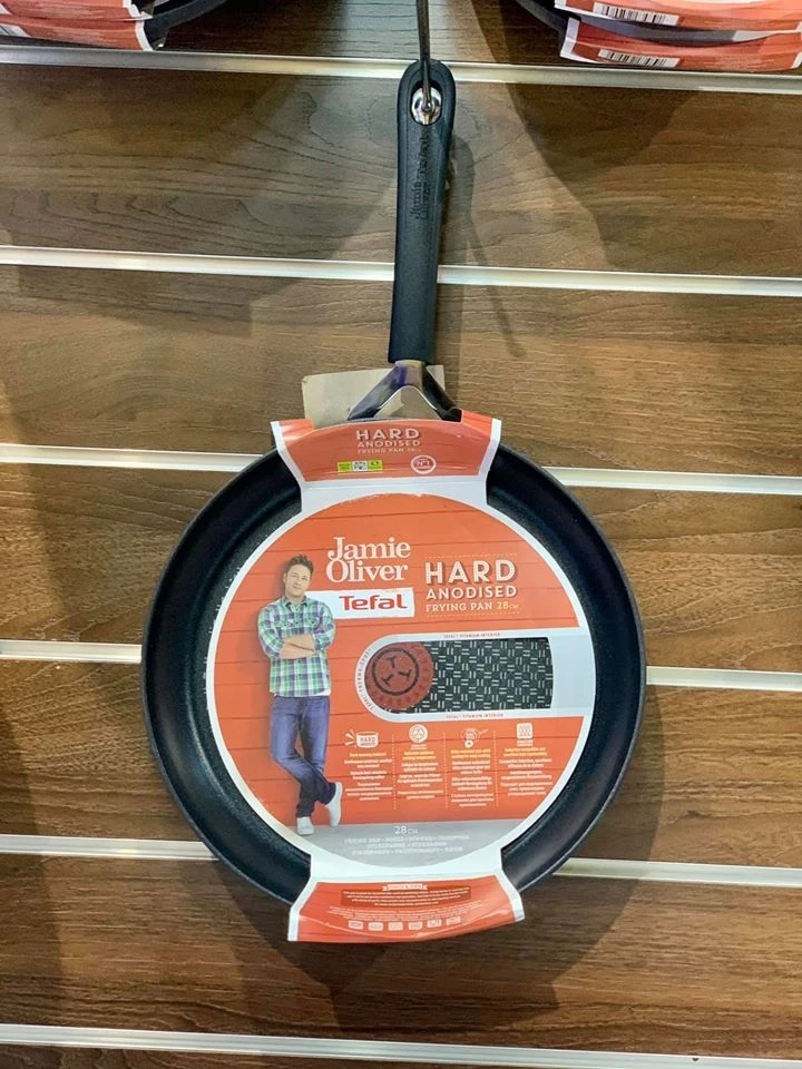 CHẢO TEFAL JAMIE OLIVER HARD ANODISED SIZE 28CM