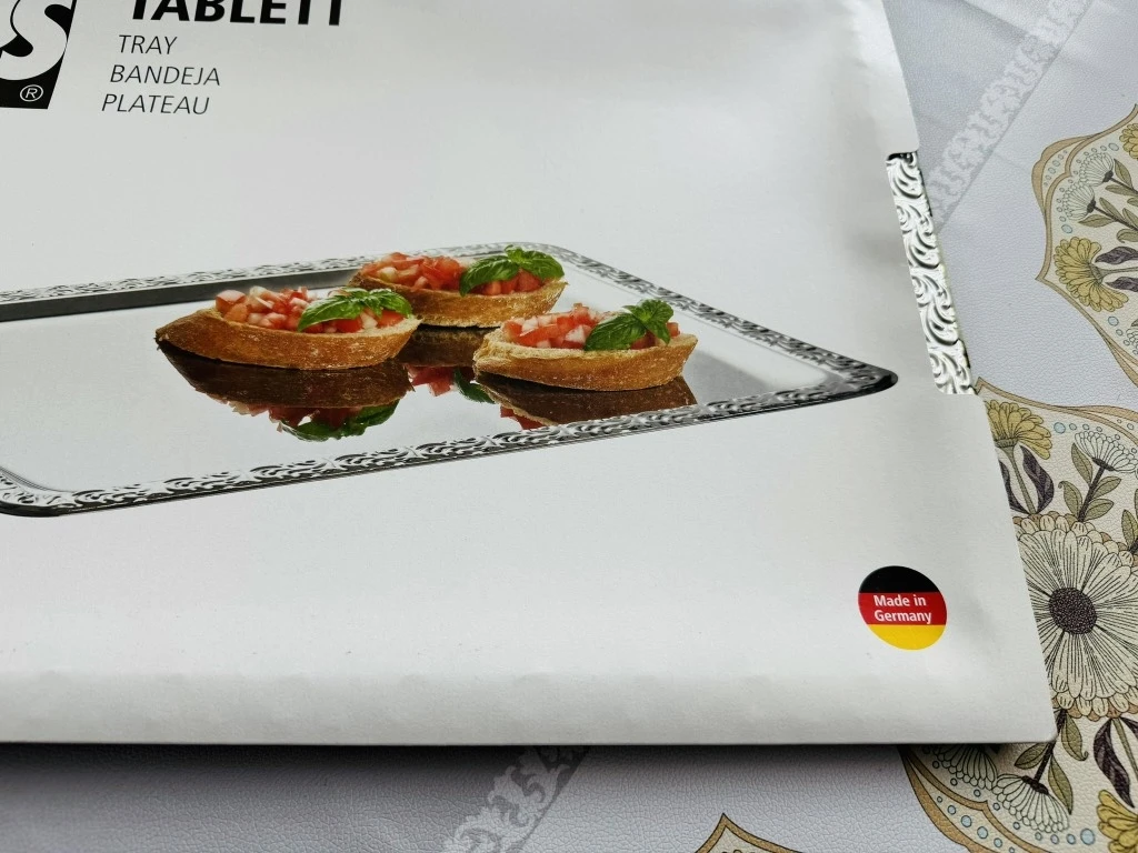 Khay inox Schutzfolie APS 35x24cm (Made in Germany)