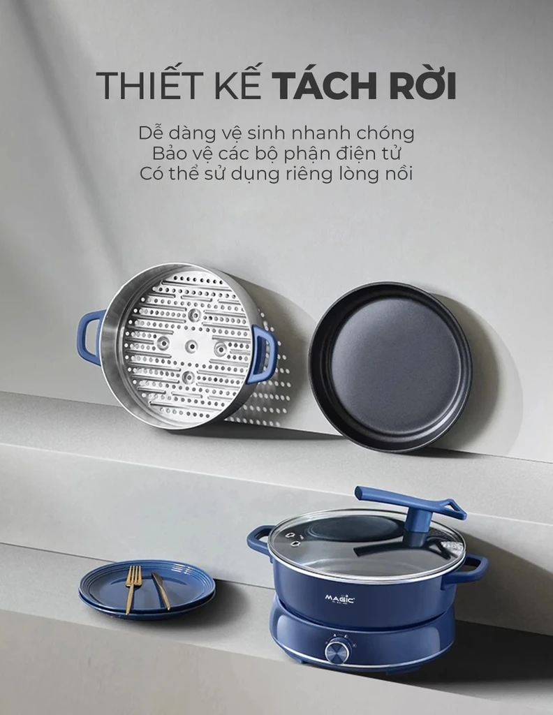 Lẩu hấp hơi thủy nhiệt Magic AC-282