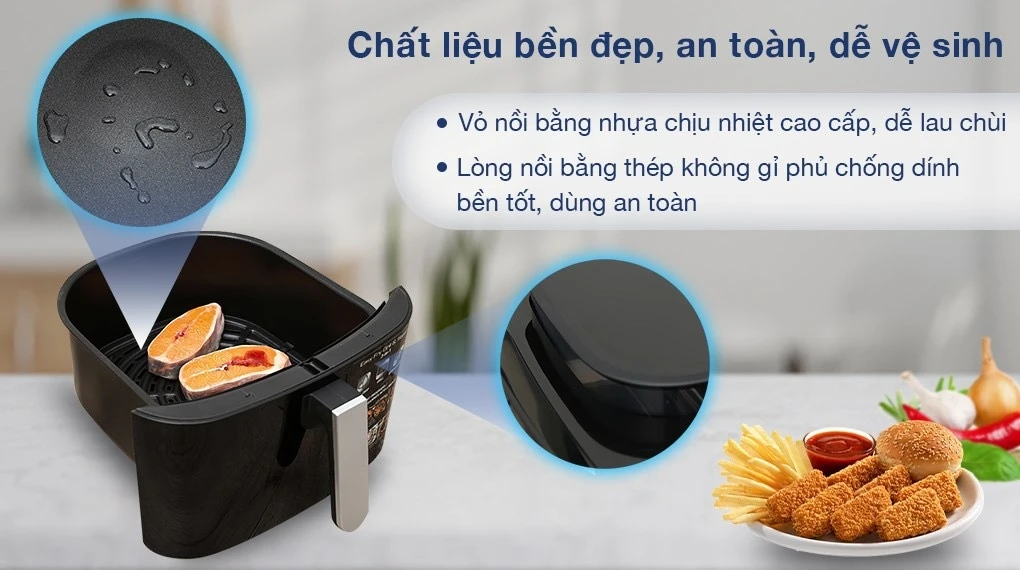 Nồi chiên hấp nướng Tefal FW201815 Easy Fry Steam&Grill 3 in 1