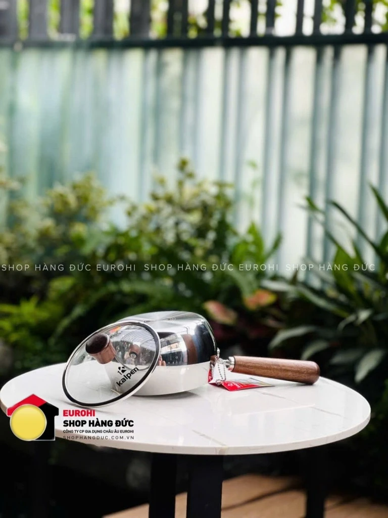 Quánh inox Kalpen có miệng rót 14cm (RM14)