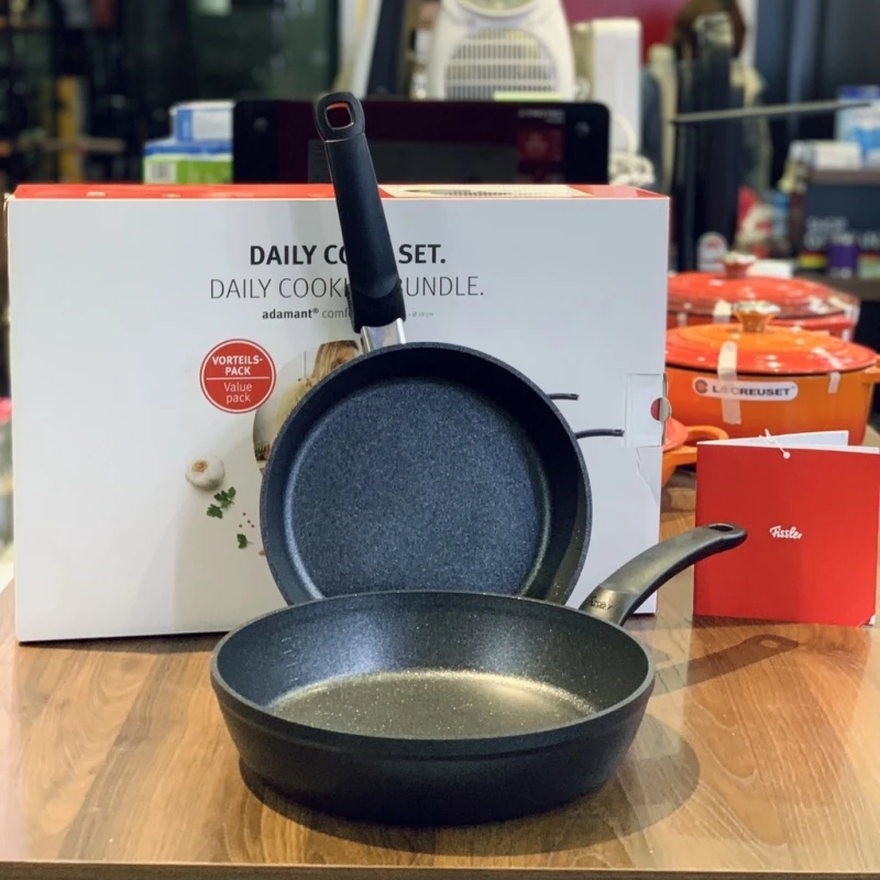 Set 2 chảo chống dính Fissler Adamant Comfort 24/28cm