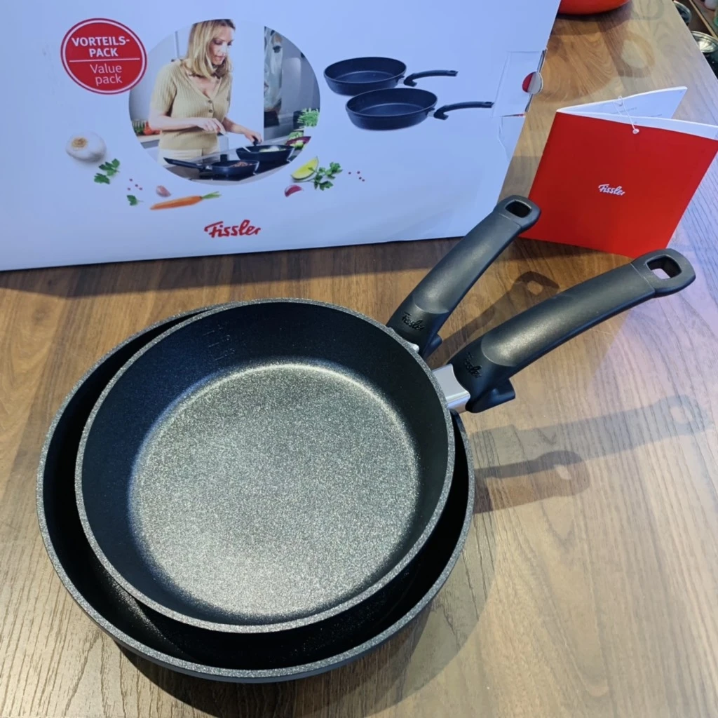 Set 2 chảo chống dính Fissler Adamant Comfort 24/28cm