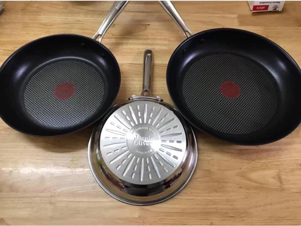 Set 3 chảo Tefal Jamie Oliver 20-24-28cm