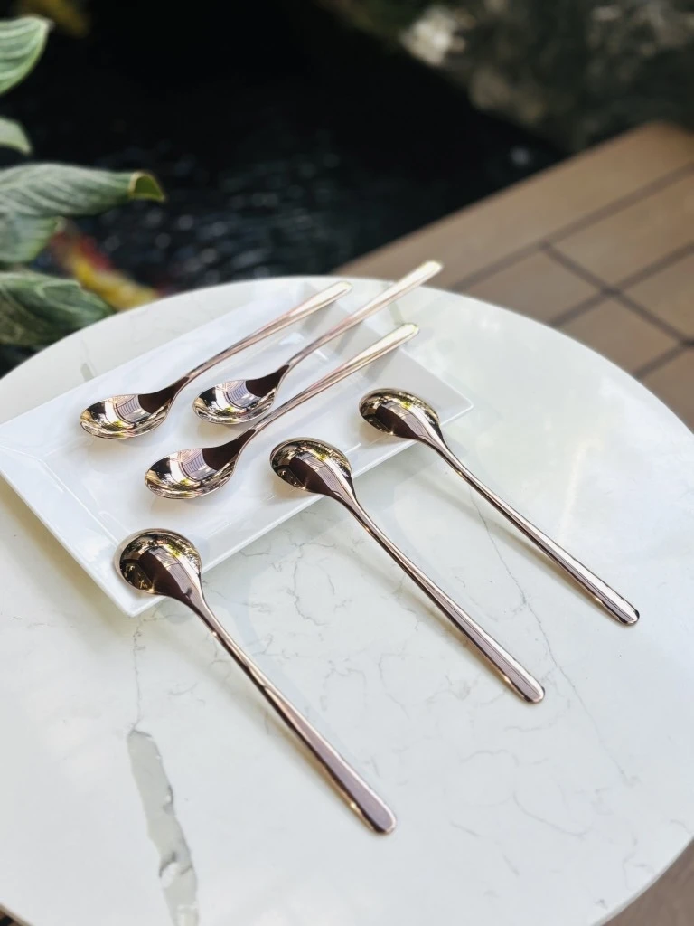 Set 6 thìa to Edelkochen màu đồng