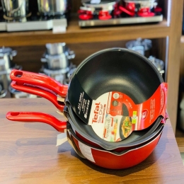 Chảo chống dính sâu lòng Tefal So Chef 28cm màu đỏ