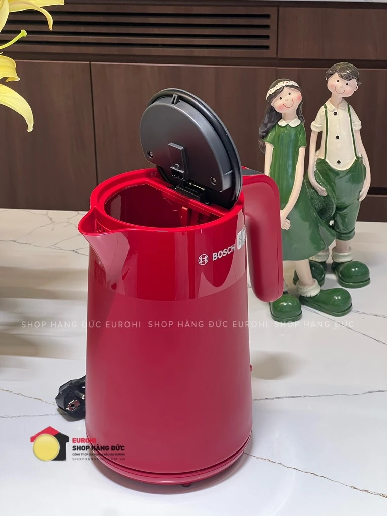Ấm siêu tốc Bosch TWK2M164 1.7L màu đỏ