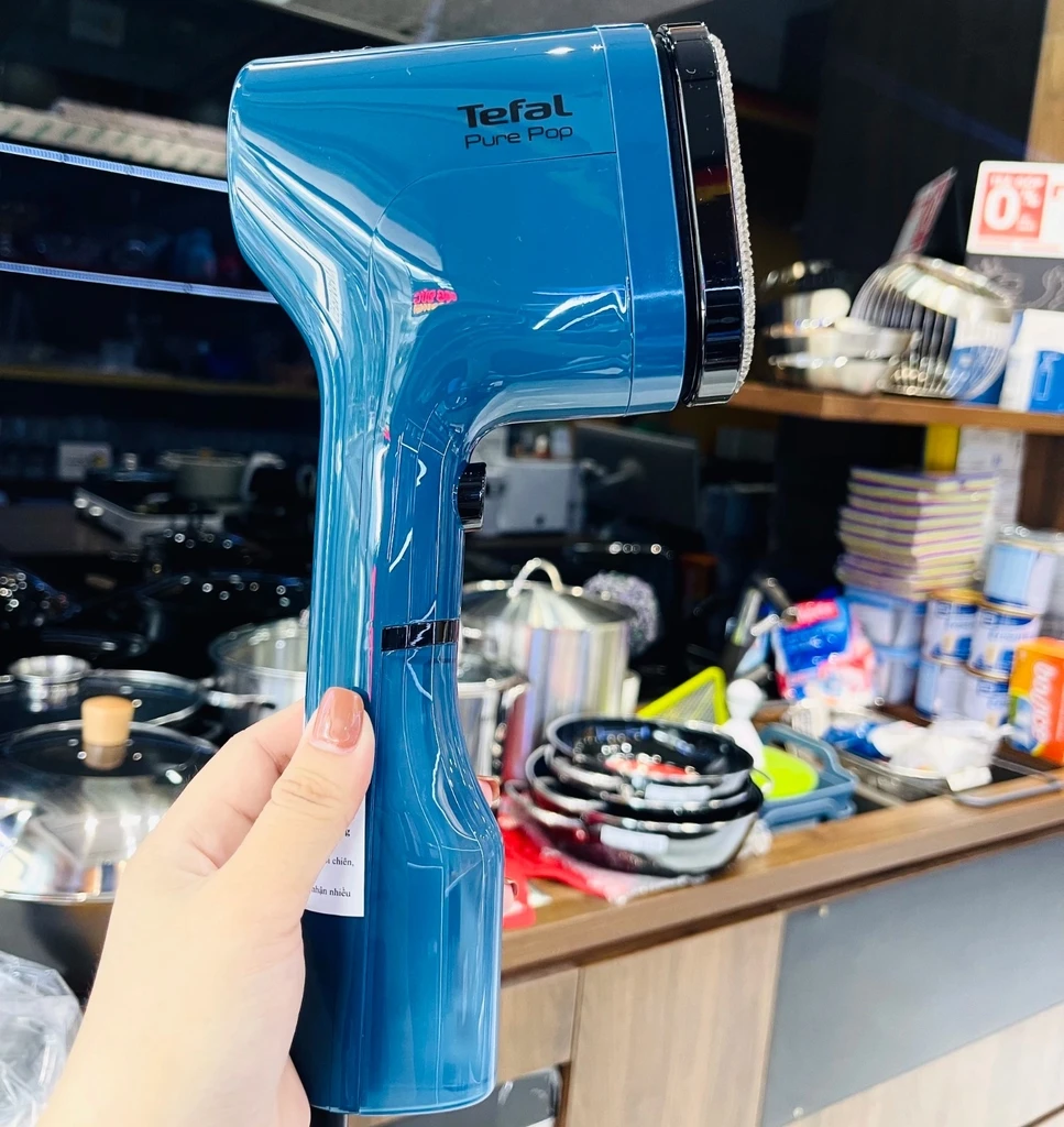 Bàn là hơi nước cầm tay Tefal DT2020E1 Pure Pop màu xanh đậm