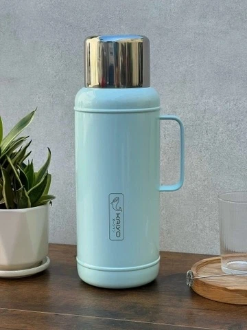 Bình giữ nhiệt Kaiyo màu xanh nhạt 2,2L