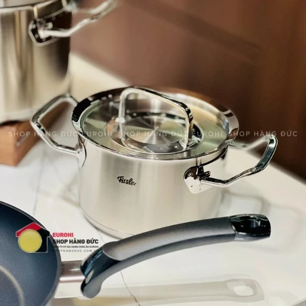 Bộ nồi Fissler Profi Collection Levital 5 món vung inox (chảo chống dính 26cm)