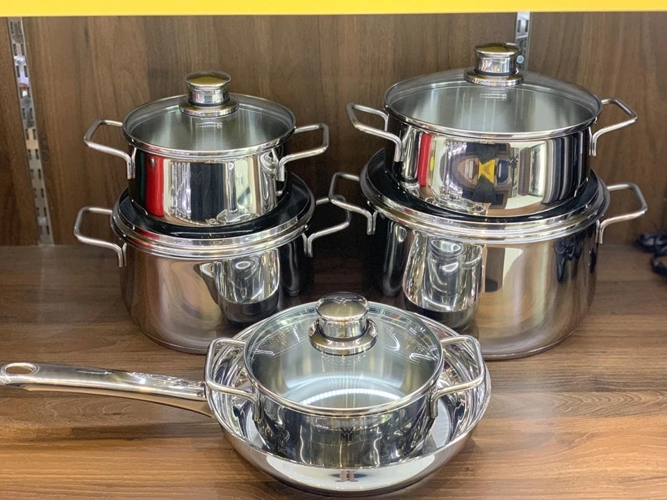 Bộ nồi Wmf Diadem Plus Set 6 món (có chảo inox)