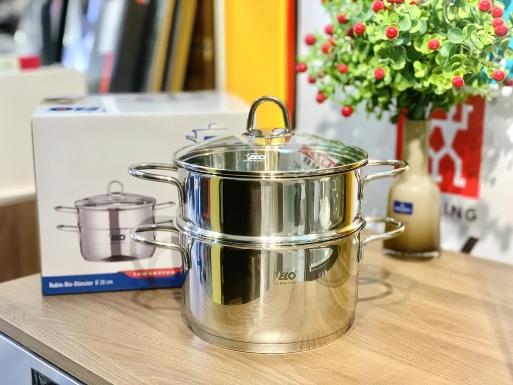 Bộ nồi xửng hấp Elo Rubin Bio 20cm