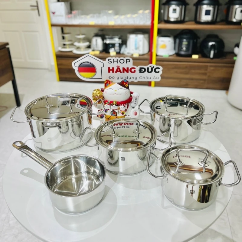 Bộ nồi Zwilling Twin Classic 5 món (inox bóng)