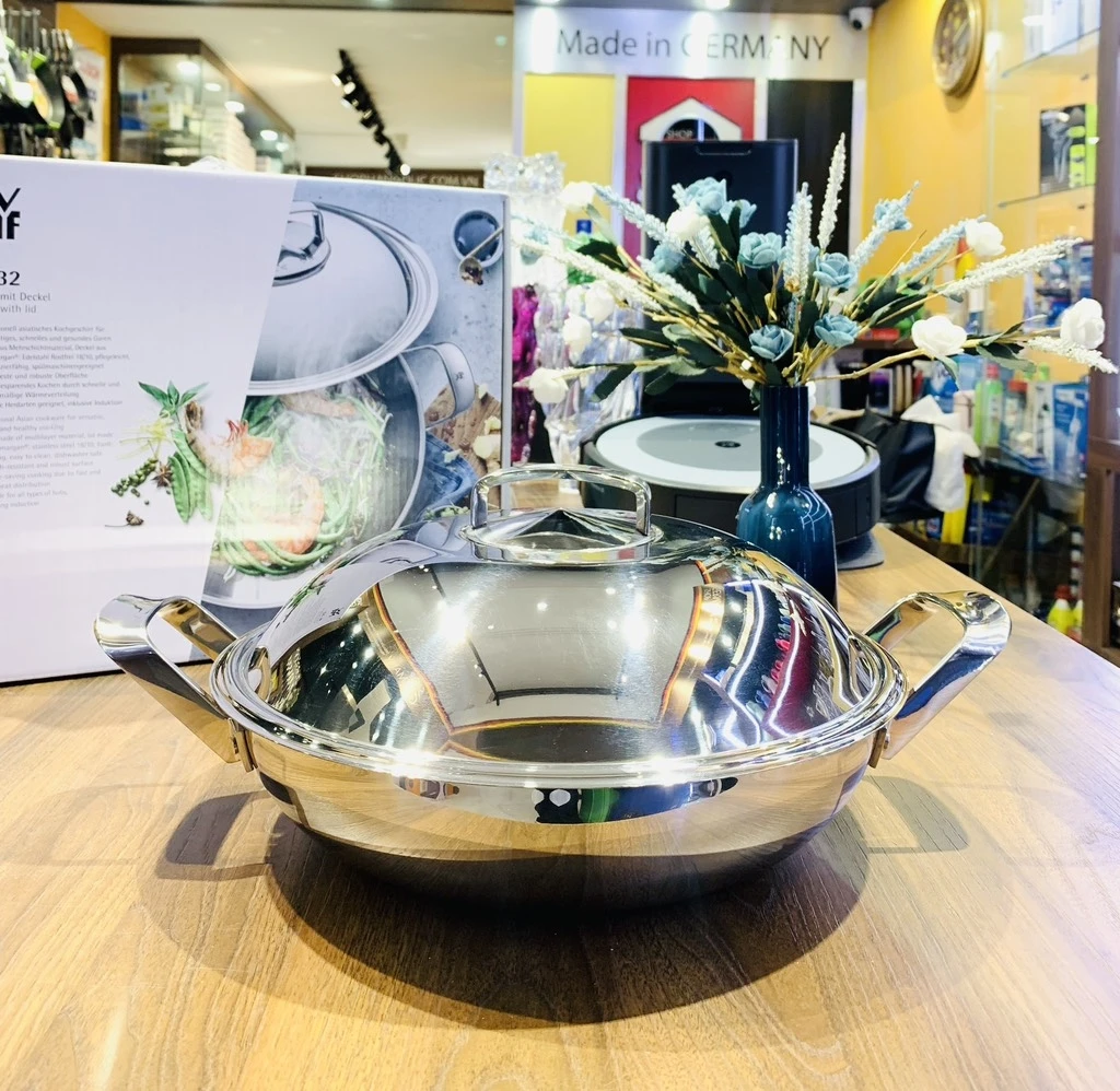 Chảo sâu lòng 2 quai cầm WMF WOK 32CM X 8.5 0795036040