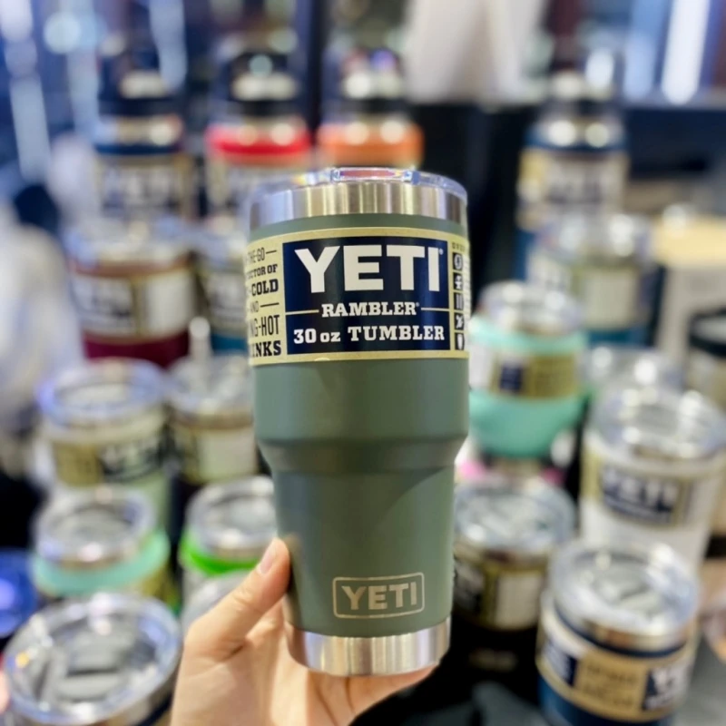 Cốc giữ nhiệt Yeti Tumbler 30oz màu xanh lá