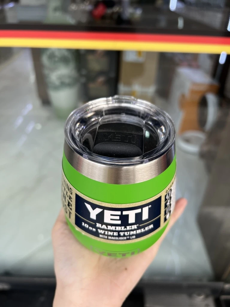 Cốc giữ nhiệt Yeti Wine 300ml Canopy Green hình trứng màu xanh lá