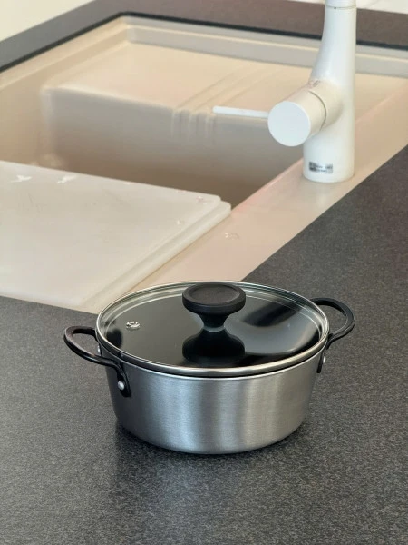 Nồi chống dính phủ inox đáy liền Tri-Ply Todaii 16cm (TDI-4915108)