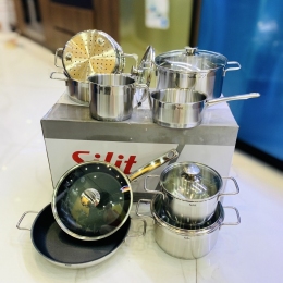 Bộ nồi Silit Pisa 10 món