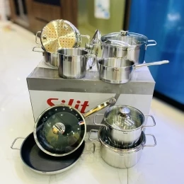 Bộ nồi Silit Pisa 10 món
