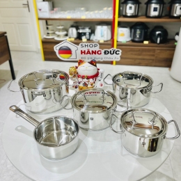 Bộ nồi Zwilling Twin Classic 5 món (inox bóng)