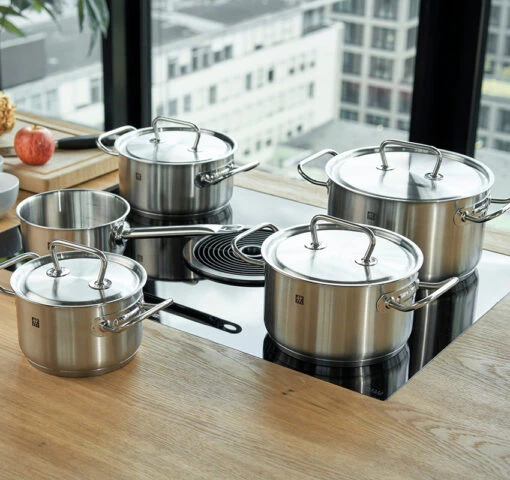 Bộ nồi vung thép Zwilling Twin Classic 5 món