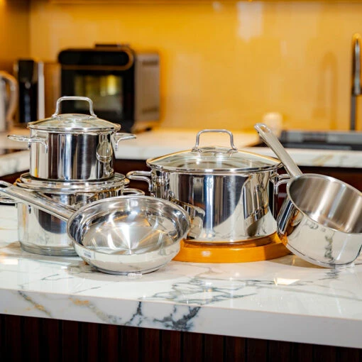 Bộ nồi Wmf Astoria 5 món (3 nồi, 1 quánh, 1 chảo)
