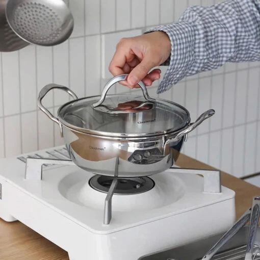 Nồi 2 quai Inox Chockmen 22cm