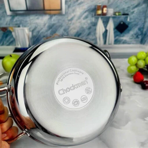Nồi 2 quai Inox Chockmen 22cm