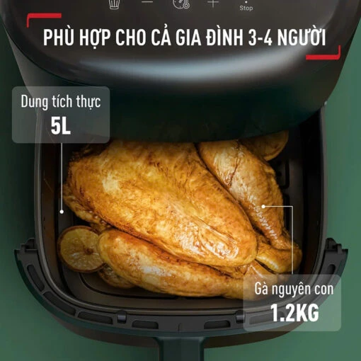 Nồi chiên không dầu điện tử Tefal Easy Max EY245310 5L