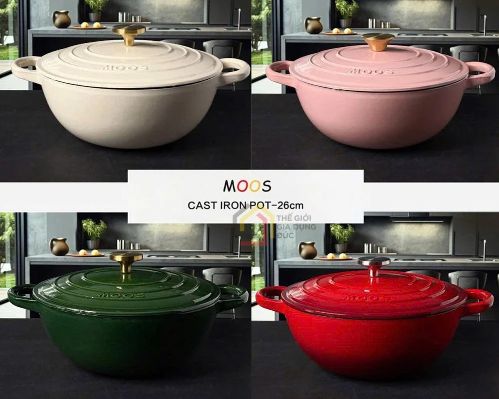 Nồi gang đa năng MOOS 26cm
