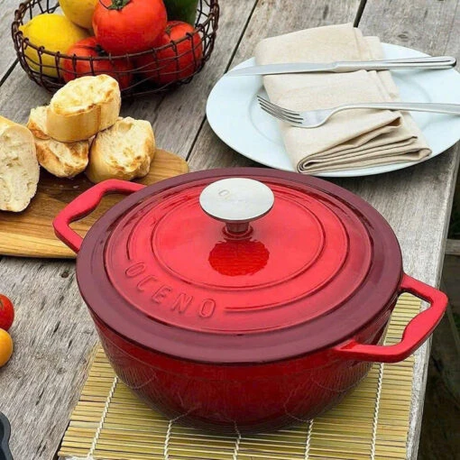 Nồi gang Oceno 22cm (còn màu tím)