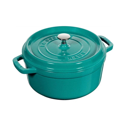 Nồi gang Staub Cocotte Ronde tròn 20cm màu xanh mint