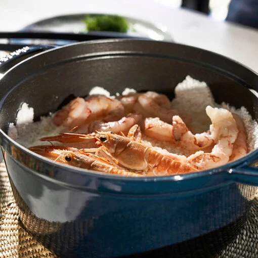 Nồi gang Staub xanh lamer size 20cm