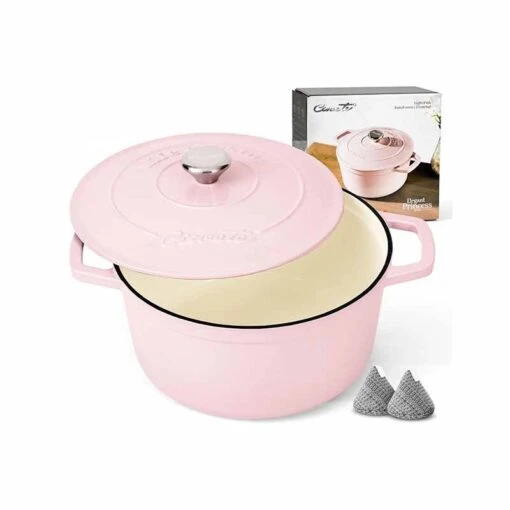 Nồi gang tráng men cao cấp CIWETE Pastel size 23cm