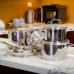 Bộ nồi Wmf Astoria 5 món (3 nồi, 1 quánh, 1 chảo)