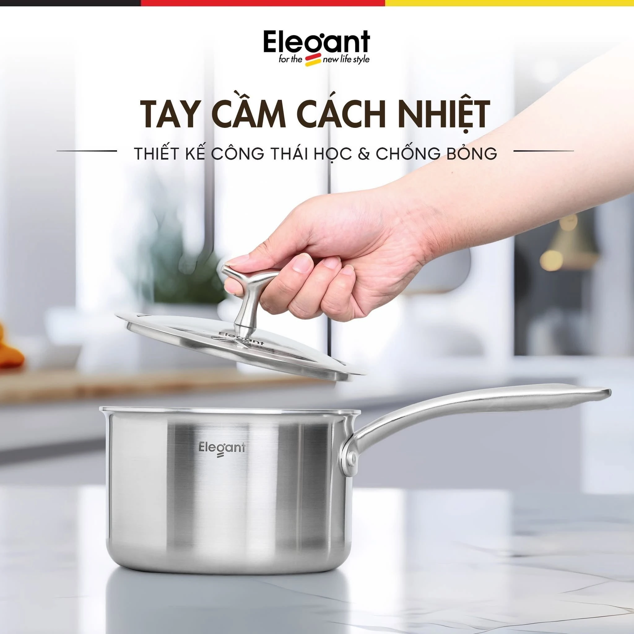    	 BỘ NỒI 5 MÓN ELEGANT PHOENIX - 01