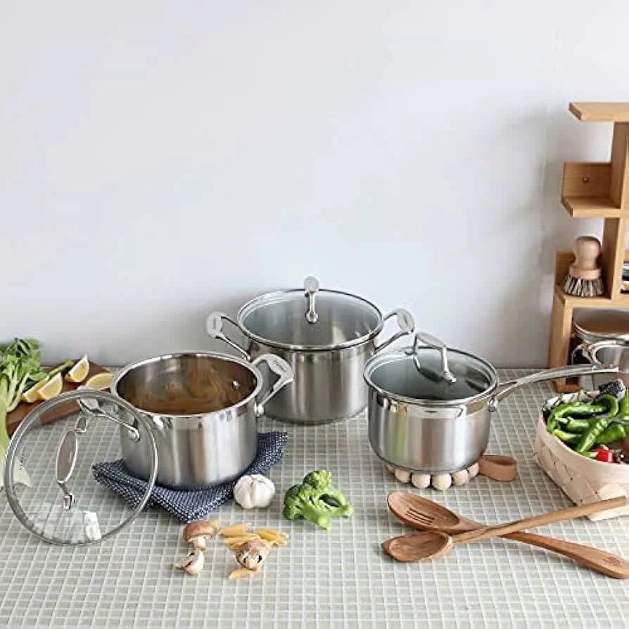Bộ nồi inox Scanpan Impact 3 món