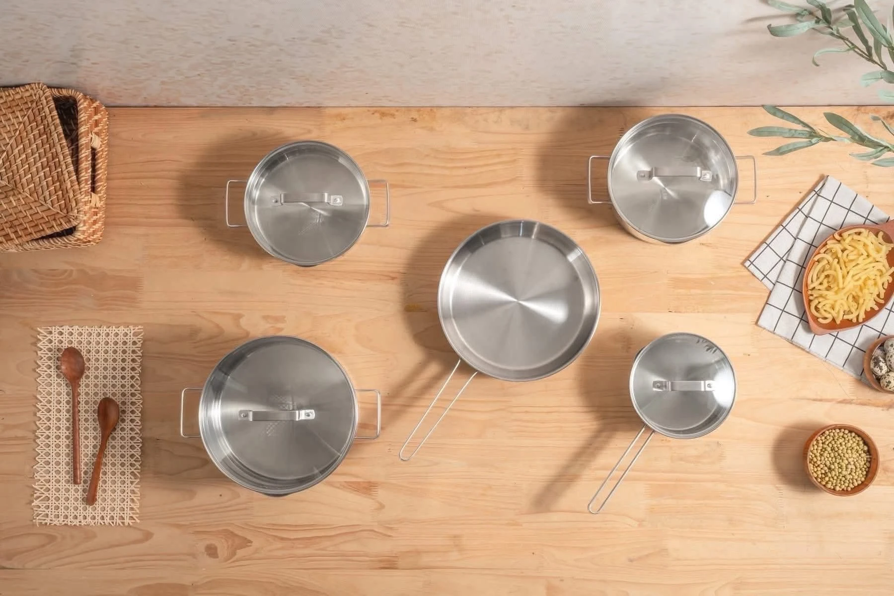 Bộ nồi Michelangelo Essential 5 món (105969) 