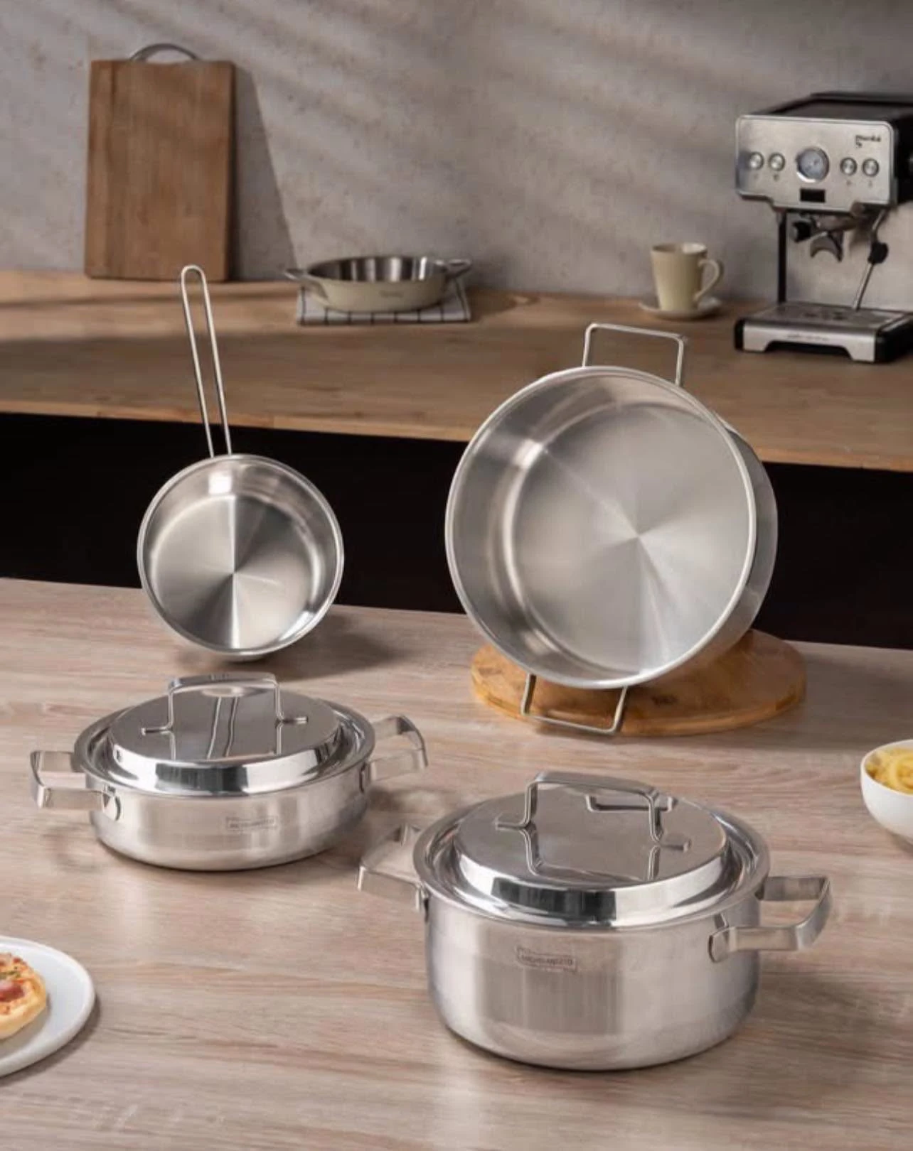    	 BỘ NỒI MICHELANGELO PROFESSIONAL 4 MÓN (106027) 