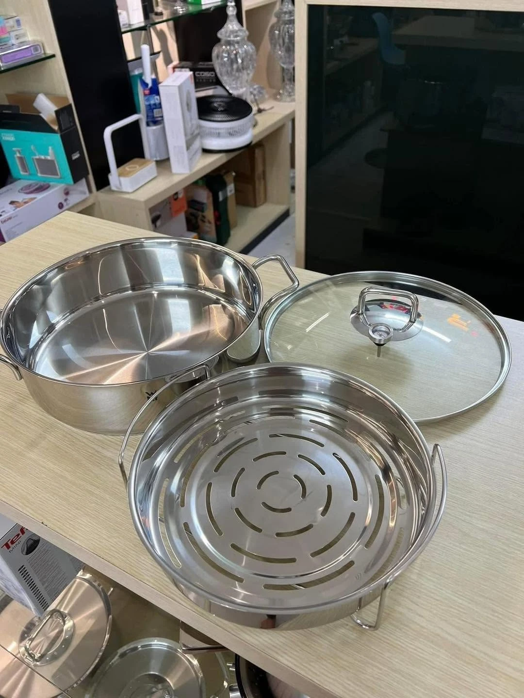 NỒI ĐA NĂNG HẤP-LẨU WMF 28CM