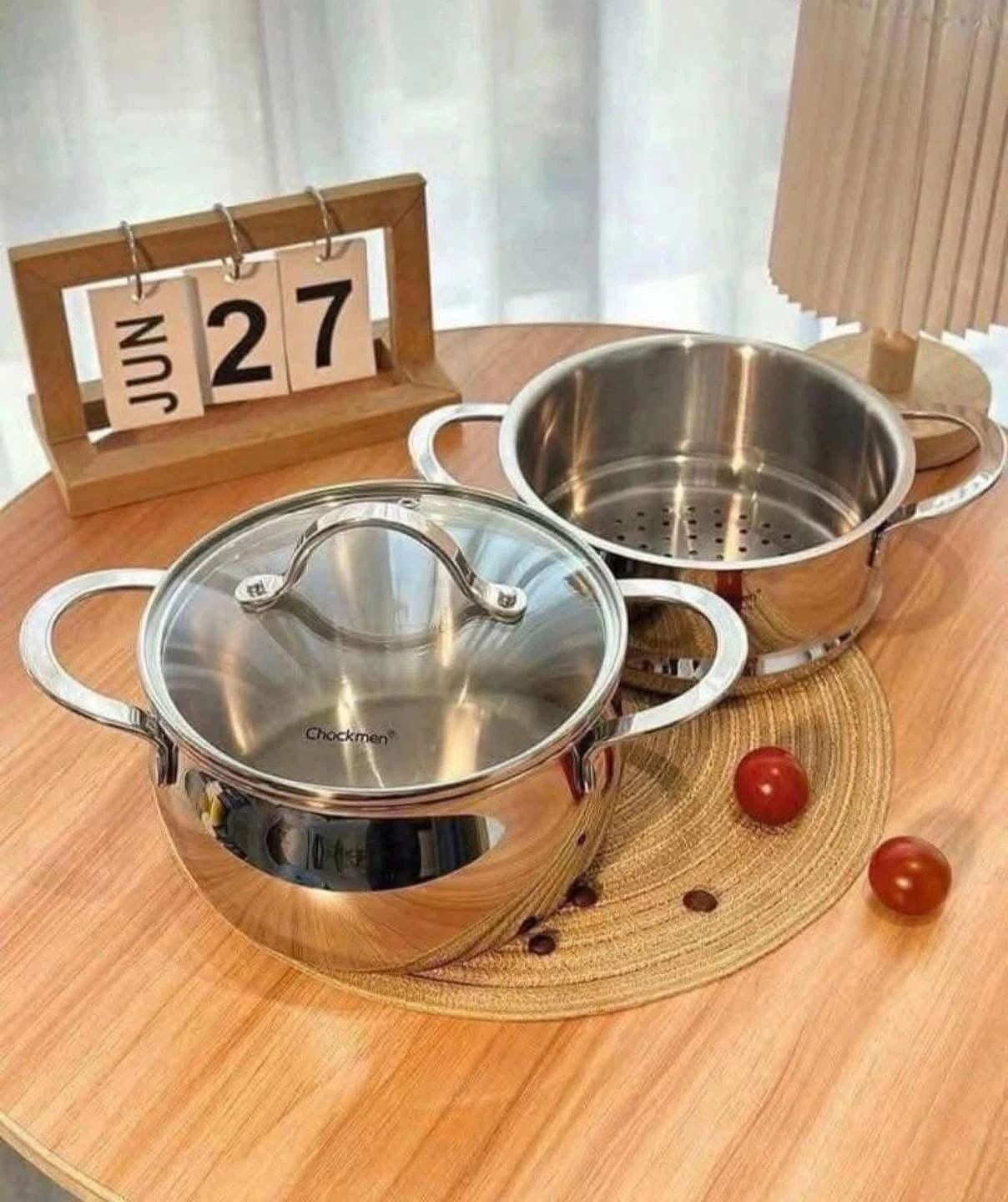 Nồi xửng 2 tầng chockmen 16cm