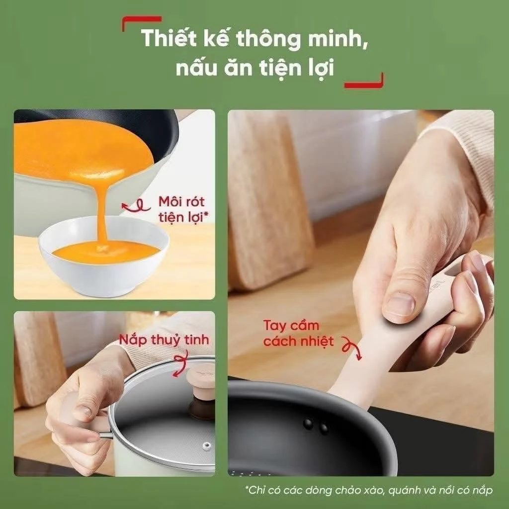 Quánh chống dính đáy từ Tefal So Matcha 18cm