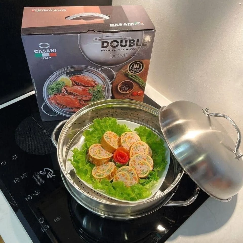    	 Xửng hấp 2 tầng Casani đường kính 28cm